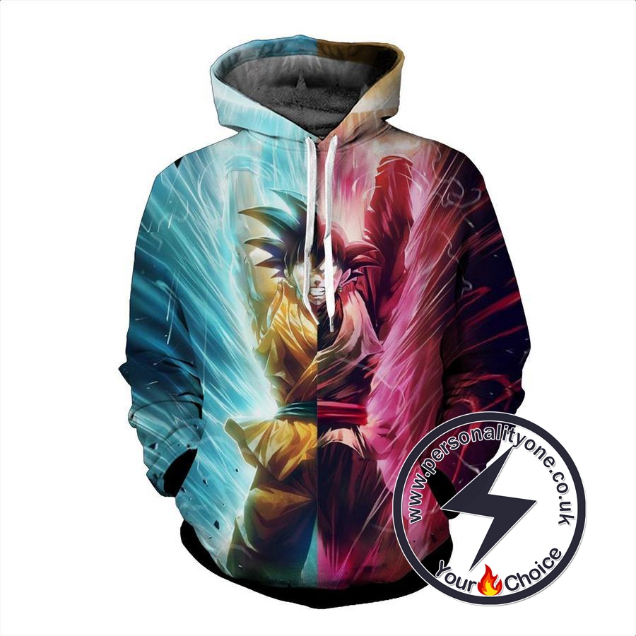 Dragon Ball Z - Goku & Black Goku 3D - Hoodies